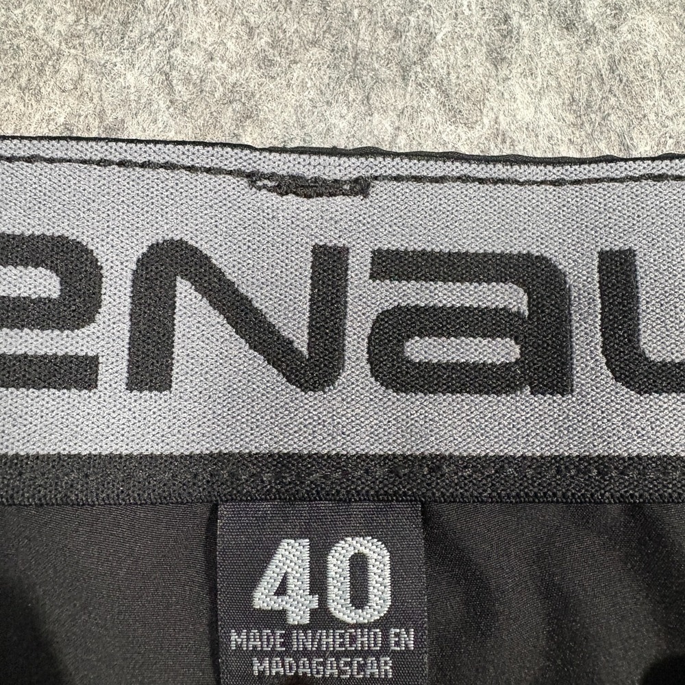 Denali Men's Bermuda Shorts Size 40 Black Flat Front Belt Loops Stretch Waist - Picture 2 of 8